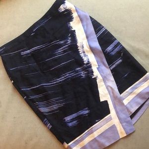 Gorgeous Banana Republic asymmetric overlap skirt